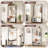Industrial Style Hall Tree With Bench And Shoe Storage, Large 6 Hooks For Efficient Entryway Organization-519779892