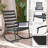 2 - Person Outdoor Rocking Wicker Conversation Set With Cushions-1908671995