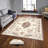 Luxurious Woven Area Rug, 5.9 x 9.2 ft, 100% Polyester, Antibacterial | Non-Slip PVC Felt Dot Underside, 0.3 in Pile Height | Machine Washable, 3D Digital Print, Perfect for Living Room & Bedroom Décor-533698937