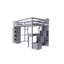 Lit mezzanine simple avec bureau Wood-1950865458