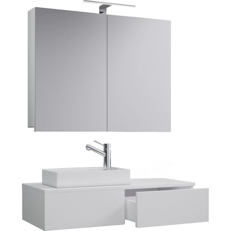 Ravit Bathroom Furniture Suite, White