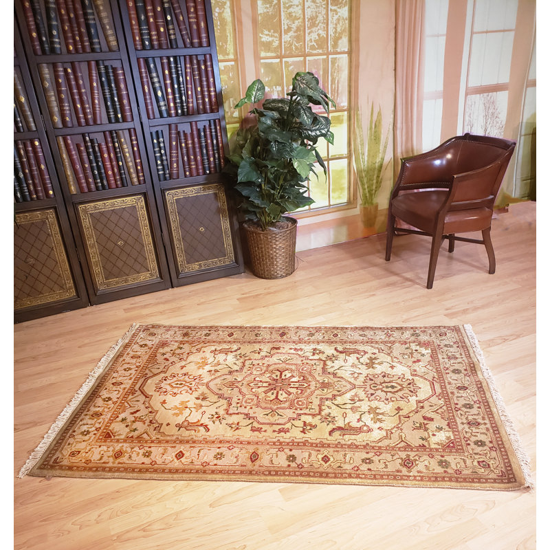 Tapis oriental noué à la main Heriz Serapi, Tapis de couloir 2 pi 6 po x 6 pi