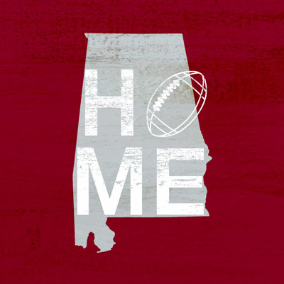 Home Football Crimson Tide  Wrapped Canvas Textual Art