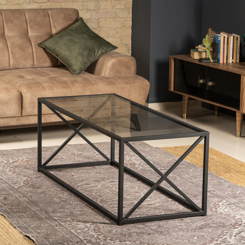 Besar Rectangular Coffee Table, Black