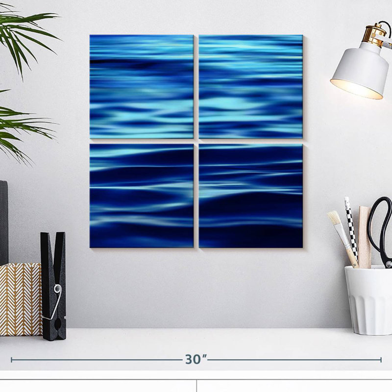 Gillard Vast Deep Blue Sea, 18" H x 18" W