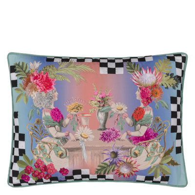 Fleurs Jumelles Mosaique Decorative Pillow