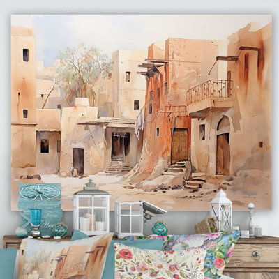 Village urbain, Sables égyptiens I - Art mural égyptien