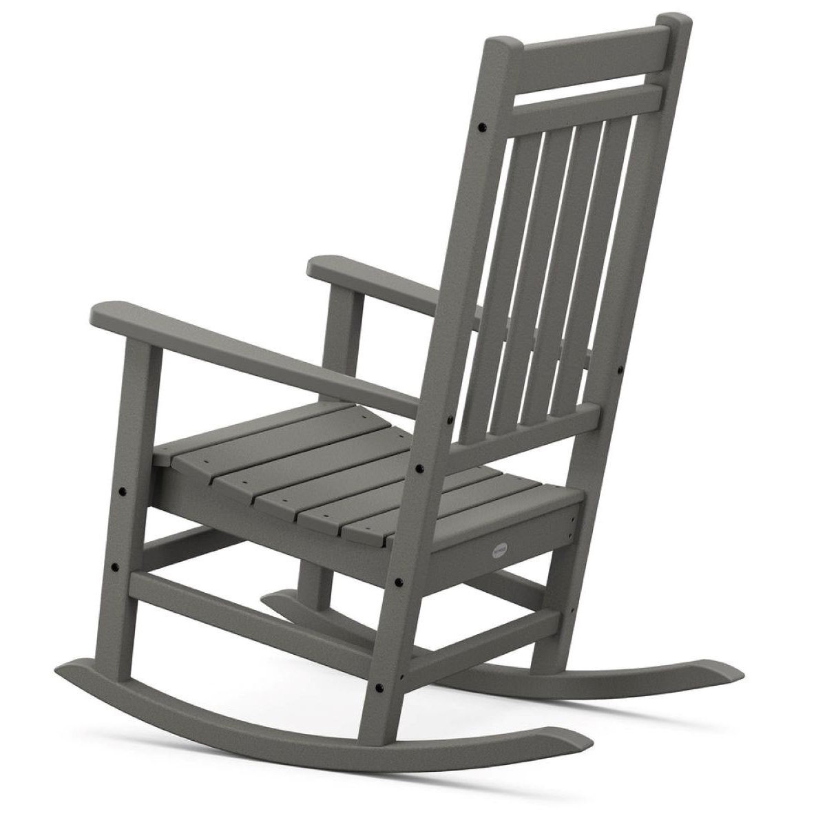 POLYWOOD® Estate Patio Rocking Chair, Slate Gray