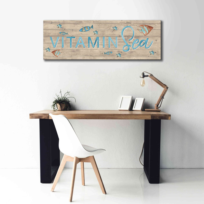 «Vitamin Sea» par Yass Naffas Designs, H 20 po x l 60 po
