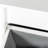 Chesson Spacious Laundry Basket Cabinet With Dividers - Separate Easily White Two Sections 2 Removable Liner Bags Keep Clothes Organized Materials