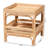 Bartolome Bali & Pari Lombok Modern Bohemian Natural Rattan End Table