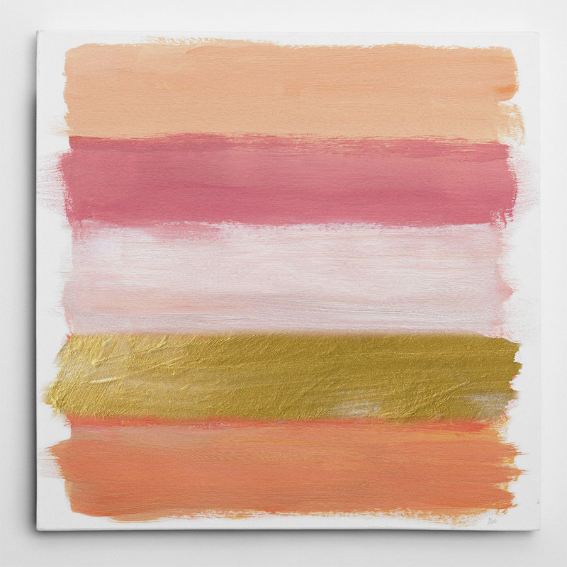« corail » par nan-reproduction d’art sur toile tendue, H 32 po x l 32 po x P 1,5 po