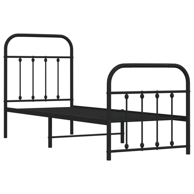Winsford Bed, Black, Small Single (2'6)