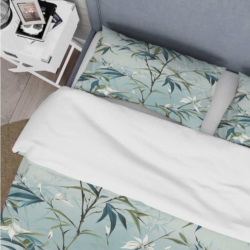 Housse de couette Tropical Zen Bamboo II, Housse de couette très grand et 2 très grandes t