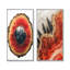 Chemin forestier de la pierre opale de feu I - Collection d'art mural 2 panneaux-424222891-424222893