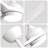 52 Inch Modern White Ceiling Fan With 18W LED Light And Remote Control 3 ABS Blades Noiseless Reversible DC Motor-994266015