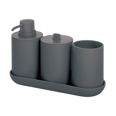 The Cade 4 Piece Bathroom Accessory Set -  iDesign, 95509N