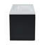 Meuble-lavabo mural 72 po, armoire de rangement flottante avec tiroirs, armoire de salle de bain en bois massif 72 po