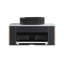 Meuble-lavabo 36 po avec lavabo ovale en céramique noire et porte-serviettes-133405809-133405811