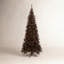 Black Fir Slim Artificial Christmas Tree-757686098-793839421
