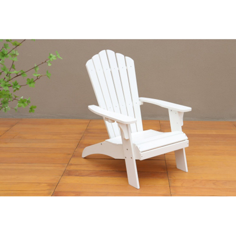 Chaise Adirondack en polystyrène, Blanc