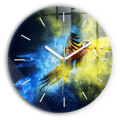 Glass Wall Clock