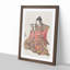 Boy Playing the Flute by Torii Kiyonaga - Picture Frame Painting Print-55513235-55513236