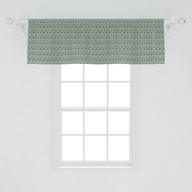 Striped Tailored Window Valance