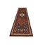 Tapis de couloir oriental vintage à motif floral géométrique 3 x 10