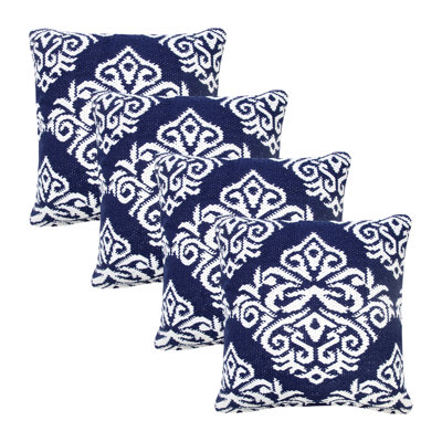 Ensemble de housse de coussin bleu