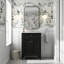 Meuble-lavabo avec 2 portes et tiroir coulissant Defelice, armoire de rangement de salle de bain avec lavabo, portes à fermeture en douceur avec organisateurs-453020664-453020612