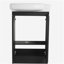 Lavabo de salle de bain autoportant 23 "avec lavabo, porte