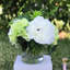 Hortensia artificiel dans un vase