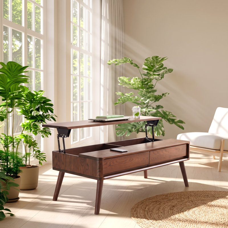 Adjustable Height Solid Wood Solid Wood Standing Desk