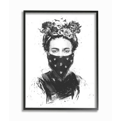 Rebel Girl femelle Empowerment par Balazs Solti - impression d'art graphique