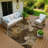 Machine Washable Indoor/Outdoor Brenden ACN2239 Floral Rug-1919072681