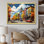 Yellow Coral City St. Louis City, reproduction d'art sur toile
