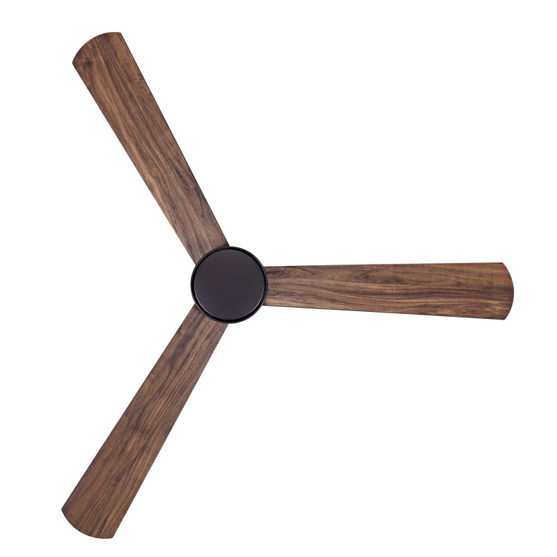 52" Tora 3 - Blade Standard Ceiling Fan with Remote Control, Oil Rubbed Bronze