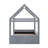 Full Size Upholstered House Daybed With LED Light Strips-1333696213