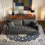 Canapé rembourré 76,5 po Mid-Century