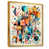 Toile avec cadre flottant or