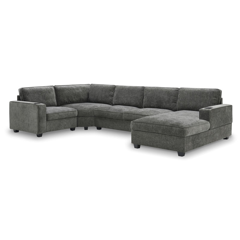 Canapé modulaire confortable en forme de U avec un design innovant pour le salon