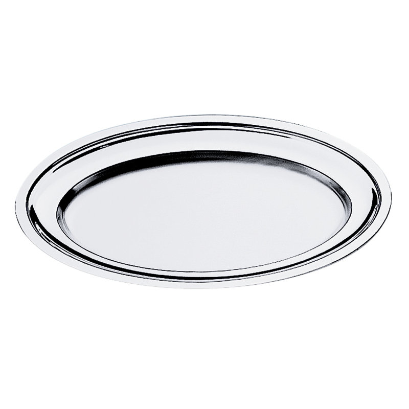 Assiette de service ovale avec bord renforcé L: 23 5/8 po l: 16 1/8 po