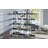 5 Tier Bookcase Home Office Open Bookshelf, Vintage Industrial Style Shelf With Metal Frame-231400946