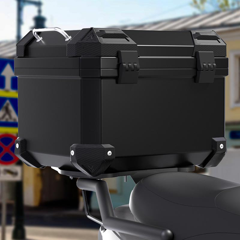 Motorcycle Rear Top Box Luggage Top Tail Carrier Tool Lock Box Universal