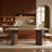 63 Inch Modern Dining Table, Stone-Effect Tabletop with Solid Base, Rectangular Kitchen & Dining Room Table for 4–6 People