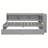L-shaped Bookcases Bed with Power Outlets, USB Charging Ports,Two Drawers-1487177610-1487177605