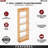 Rev-A-Shelf Wood Wall Filler Pullout Spice Rack Organizer for 30-Inch Height New Kitchen Cabinets -1548248587