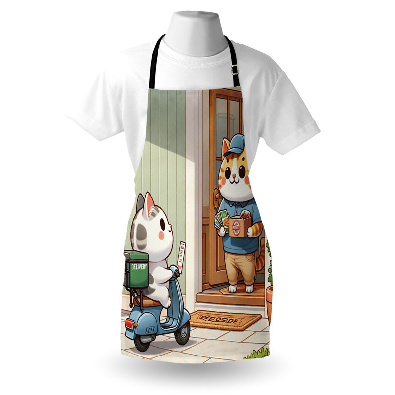 No Pattern Bib Apron