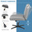 Brenae Upholstered Armless Swivel Task Chair-122807483-97704766